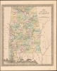 1849 Greenleaf Map of Alabama