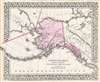 1872 Mitchell Map of Alaska
