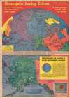 1942 Nelson and Minneapolis Sunday Tribune Map of Alaska and North Pole
