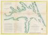 1855 U.S. Coast Survey Map of Albemarle Sound, North Carolina
