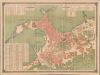1887 Tanzim Arabic / French Large Scale Map of Alexandria, Egypt