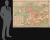 1887 Tanzim Arabic / French Large Scale Map of Alexandria, Egypt
