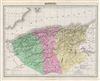 1878 Migeon Map of Algeria