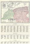 1891 Rand McNally Map of Northwestern Africa : Algeria, Morocco and Tunisia