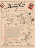 1945 82nd Airborne Pictorial Map of Western Europe - Printed in the 82nd's Newspaper
