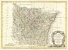 1771 Bonne Map of Alsace and Lorraine, France