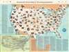 1946 Greyhound Pictorial Map of the United States
