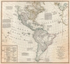 1780 Bowles Map of North America and South America