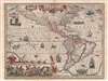 1606 Hondius Map of America