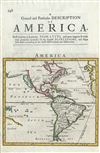 1701 Moll Map of North America and South America