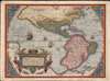 1573 Ortelius Map of America
