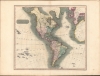 1813 Thomson Map of North and South America