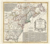 1756 Homann Heirs Map of the English Colonies in America (United States)