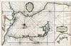 1750 Bellin Map of the West Coast of South America and Central America