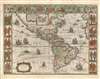 1635 / 1650 Willem Blaeu Map of America: A Superb Example
