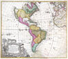 1746 Homann Heirs Map of South & North America