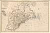 1700 Pierre Mortier Nautical Map of the British Colonies in America