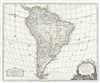 1783 Vaugondy Map of South America