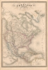 1849 Dufour Map of North America w/ Republic of Texas