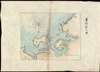 1874 Sudo Manuscript Map of Xiamen (Amoy), Fujian, China