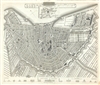 1835 S.D.U.K. Subscriber's Edition Map or City Plan of Amsterdam, Netherlands