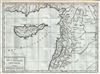 1782 Delisle de Sales Map of Ancient Phoenicia (Israel, Palestine or Holy Land)