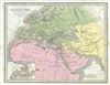 1835 Bradford Map of the Ancient World and the Settlements of Noah's Descendants