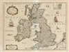 1650 Sanson and Mariette Map of the British Isles