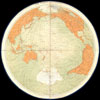 1860 James Polar Projection of the Globe - Antarctica / Pacific Center