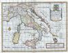 1712 Wells Map of Ancient Italy