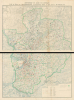 1945 World War II-Era Thematic Map of Antwerp, Belgium: V1 and V2 Attacks