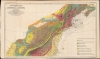 1871 Petermann Geologic Map of the Appalachian Mountains