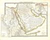 1855 Spruneri Map of Arabia, Egypt and Ethiopia or Abyssinia
