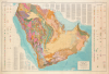 1963 U.S.G.S. / Aramco Geological Map of Arabia, Oil and Gas History