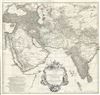 1751 D'Anville Wall Map of Persia, Arabia, and India