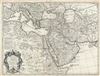 1701 Delisle Map of the Arabia, Turkey and Persia