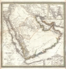 1841 Weiland Map of the Arabian Peninsula and Persian Gulf