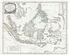 1750 Vaugondy Map of the East Indies (Malay, Indonesia, Philippines, Borneo)