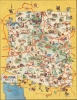 1942 Avey Pictorial Map of Arizona