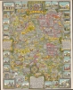 1964 Blake Clark Pictorial Map of Arizona