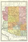 1888 Rand McNally Map of Arizona