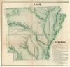 1855 Public Survey Map of Arkansas
