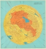 1990 Armenian Traveler's Encyclopedia Panoramic Map of the Armenian Highlands