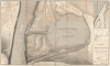 1835 Williams Map of Artificial Harbor for Proposed Canal around Niagara Falls