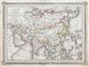 1852 Bocage Map of Asia
