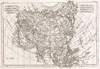 1780 Raynal and Bonne Map of Asia