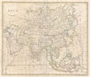 1799 Clement Cruttwell Map of Asia