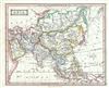 1845 Ewing Map of Asia