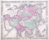 1864 Johnson's Map of Asia