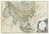 1762 Janvier Map of Asia